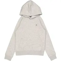 Gant unisex para criança. 906878 Camisola com capuz e escudo cinzento (11/12años= 146/152cm), Casual, Cinza, Algodão, Manga comprida, moda i