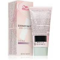 Wella Tinta para cabelo inglesa Shinefinity Zero Lift Glaze 60ml 09/65 | Louro mogno violeta muito claro