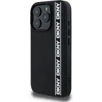 DKNY Capa De Telefone 3d Rubber Repeat Logo Line Iphone 16 Pro Max