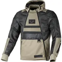 Macna Rebelite Homem Casaco de tecido Preto/Areia 2XL