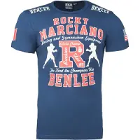 Benlee Camisa 'Gymnasium' safira / vermelho claro / branco