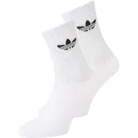 Adidas Meias Reflective Crew Socks 2 Pairs mulheres - Branco - L