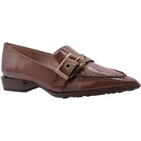Hispanitas para mulher. HI254262 Sapatos de couro castanho Turin (37), Marrom, 1 a 3cm, Nenhum, Casual, Sapatos de Festa, Clássico