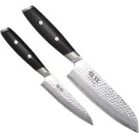 Yaxell Tsuchimon 36750, 2-peças conjunto de oferta santoku e faca utilitária