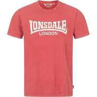 Lonsdale Camisa 'Stofa' vermelho / branco