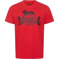 Lonsdale Camisa vermelho / preto