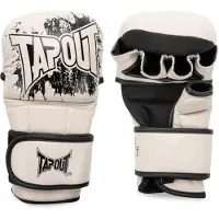 TAPOUT Luvas de desporto 'RUCTION' ecru / preto