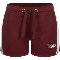 Lonsdale Calças 'Carloway' vermelho vinho / branco