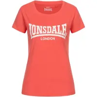 Lonsdale Camisa 'Cartmel' salmão / branco