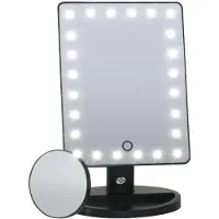 RIO Beauty Specchio Cosmetico Dimmerabile Touch 24 Led — Specchio cosmetico