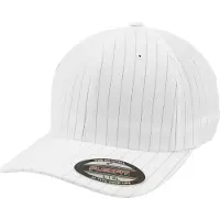 Flexfit Boné 'Pinstripe' preto / branco