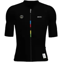 Santini Camisola De Ciclismo De Manga Curta Uci World Champion Mondo 2025