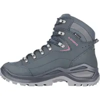 Lowa - Calçado caminhada mulher - Renegade Evo GTX Mid Ws Steelblue/Old Rose para Mulher - Tamanho 4 UK - Azul