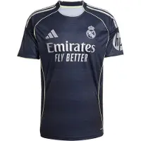 Adidas Camisola de futebol 'Real Madrid 25/26' cinzento claro / preto