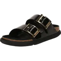 Birkenstock Sandália ouro / preto