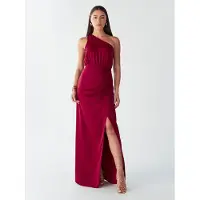 BWLDR Vestido 'DUSTY MAXI DRESS' vermelho