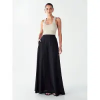 Willa Saia 'ISLA MAXI SKIRT' preto