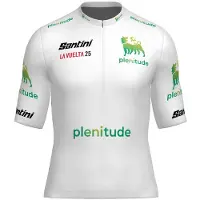 Santini Camisola De Ciclismo De Manga Curta La Vuelta Young Leader