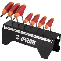 Unior Chave Hexagonal Com Cabo Em T 193tx-us.1 629821 Torx 7 Peças