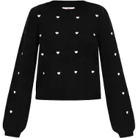 Mymo Pullover preto / branco
