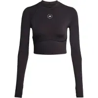 Adidas By Stella Mccartney Camisa funcionais 'TruePurpose' preto / branco