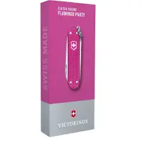 Victorinox Classic SD Alox Colors, Flamingo Party 0.6221.251G canivete suiço