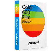 Polaroid Filme Colorido 600 Com Moldura Redonda 8 Fotos Instantâneas