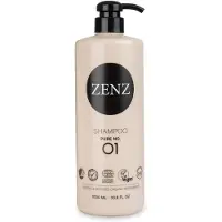 Zenz Organic Shampoo hidratante sem perfume Pure No. 01 1000 ml