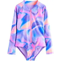 Next Fato de banho azure / roxo / rosa claro