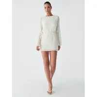 BWLDR Vestido 'ASHLEIGH' offwhite