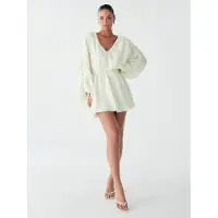 BWLDR Vestido 'Wright' amarelo pastel