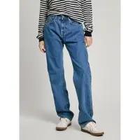 Pepe Jeans para mulher. PL205024 Jeans W11 Boyfriend Lw blue (33/32), Azul, Casual, Algodão, Denim, Sustentável