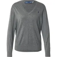 Ralph Lauren para mulher. 211972105001 Jersey Parkside cinza (XS), Casual, Algodão, Manga comprida
