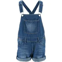 Levi's Macacões/ Jardineiras RAILROAD STRIPE SHORTALL criancas - Azul - 12 anos