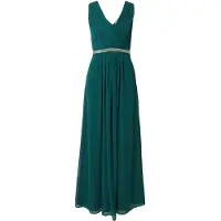 About You Vestido de festa 'Emmy' verde escuro / prata