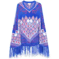 IZIA Capa azul ciano / vermelho / branco
