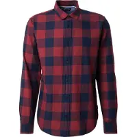 Jack & Jones Camisa azul escuro / vermelho vinho