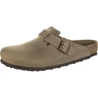 Birkenstock - Sandálias e chinelos - Boston Oiled Leather Regular Tobacco Brown para Unissexo - Tamanho 42 - Castanho