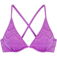 LASCANA Top de biquíni roxo