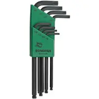 Bondhus Conjunto De Chaves Torx Com Extremidade Esférica T9-40 8 Peças
