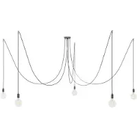 Creative Cables Luminária Pendente Spider 5 Falls