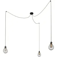 Creative Cables Luminária Pendente Spider Drop 3 Falls