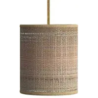 Creative Cables Luminária Pendente Textile Raffia Cylinder 1.2 M