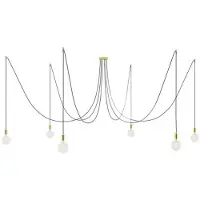 Creative Cables Luminária Pendente Spider 6 Falls