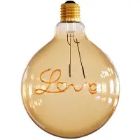 Creative Cables Lâmpada Led De Filamento Esférico Cbl700216 Love E27 5w 250 Lumens 2000k