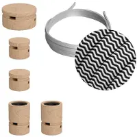 Creative Cables Kit De Iluminação Wiggle Filé System Cz04 5 M 5 Unidades