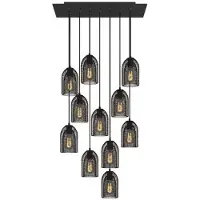 Creative Cables Luminária Pendente Rose-one Xxl Ghostbell 11 Falls With Light Bulb
