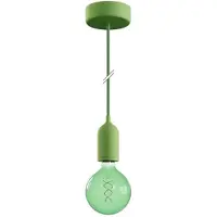 Creative Cables Candeeiro Suspenso Com Lâmpada Eiva Pastel 1.5 M
