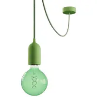 Creative Cables Candeeiro Suspenso Com Lâmpada Eiva Pastel 5 M
