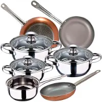 San Ignacio Conjunto De Panelas E Frigideiras 18/22/26 Cm Pk3734 7 Peças